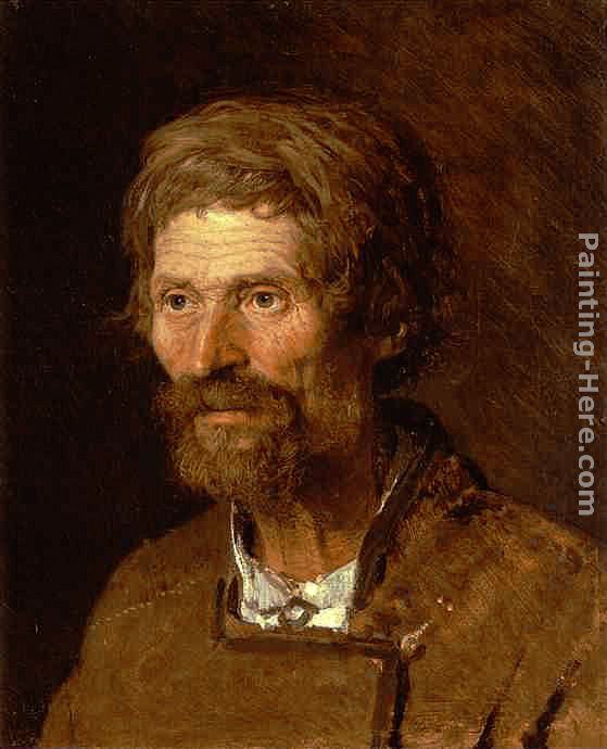 Ivan Nikolaevich Kramskoy Head of an Old Ukranian Peasant